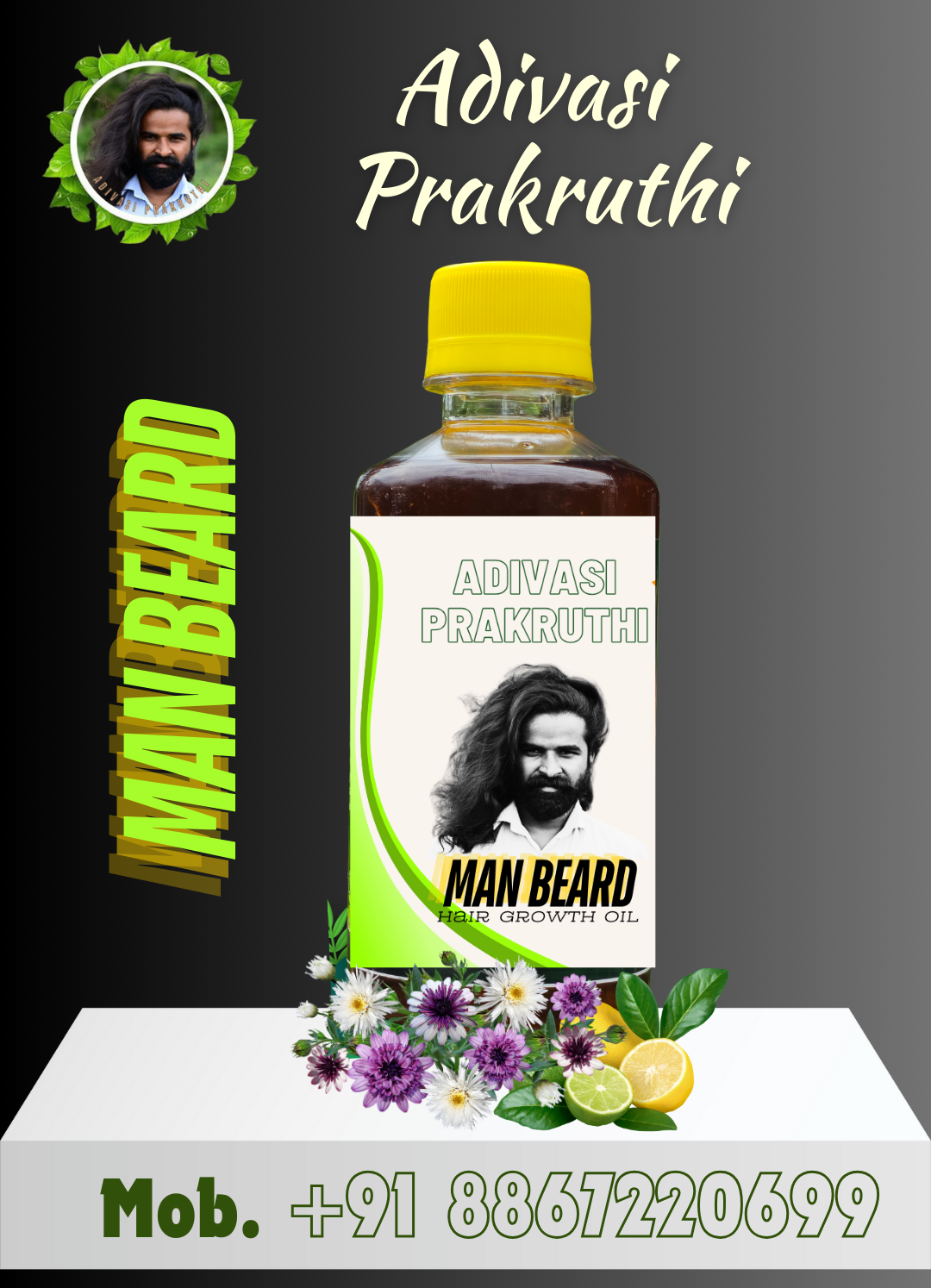 Adivasi Prakruthi Beard Oil