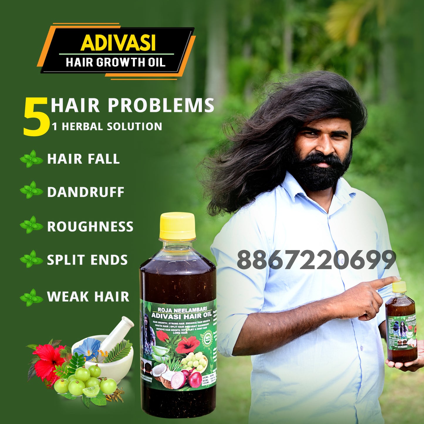 Adivsi Hair Growth Oil